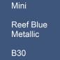 Preview: Mini, Reef Blue Metallic, B30.